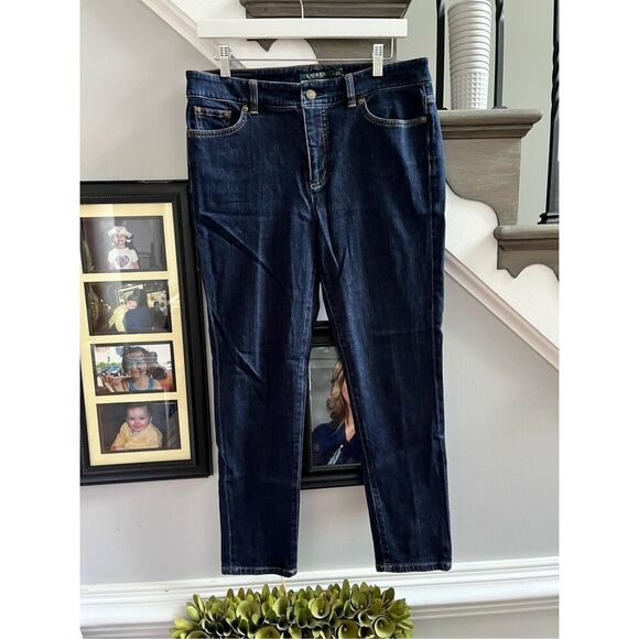 Lauren Ralph Lauren Women’s Tapered Leg Jeans sz 10 EUC - Picture 1 of 8